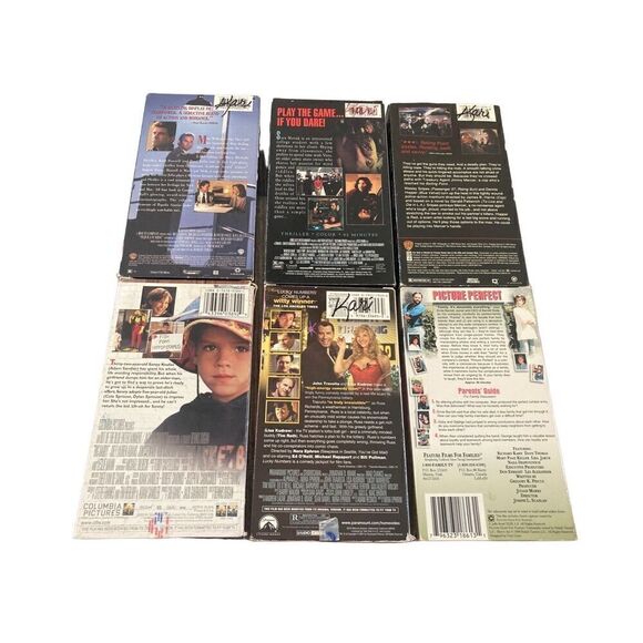 Lot Of VHS Tapes Big Daddy Lucky Numbers Vintage Movie 80s 90s Y2K Family Kids E - Picture 2 of 3